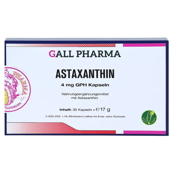 Astaxanthin 4 mg GPH Kapseln 30 St