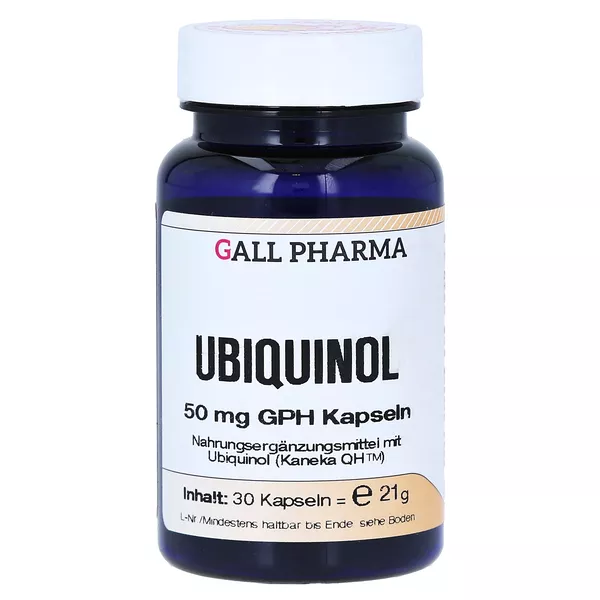 Ubiquinol 50 mg GPH Kapseln 30 St