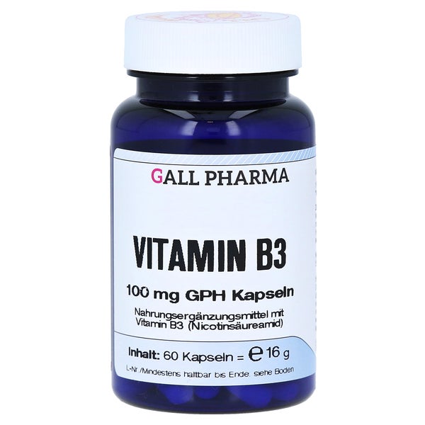 Vitamin B3 100 mg GPH Kapseln 60 St