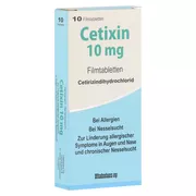 Cetixin 10 mg Filmtabletten 10 St
