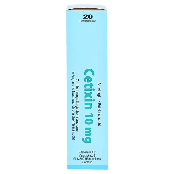 Cetixin 10 mg Filmtabletten 20 St