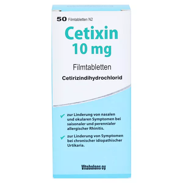 Cetixin 10 mg Filmtabletten 50 St