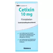 Cetixin 10 mg Filmtabletten 50 St