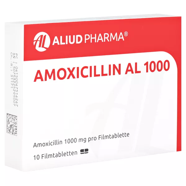 Amoxicillin AL 1000 Filmtabletten 10 St