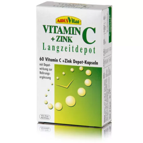 Vitamin C+zink Depot Kapseln 60 St