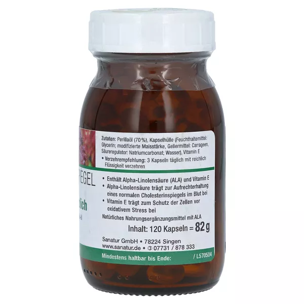 Omega-3 Fettsäuren 100% pflanzlich Kapse 120 St