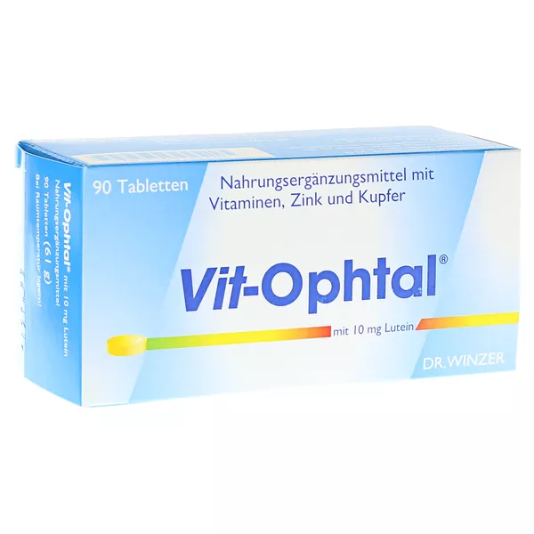 VIT Ophtal mit 10 mg Lutein Tabletten 90 St