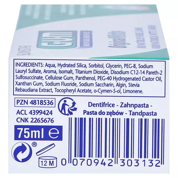 GUM Original White Zahnpasta, 75 ml