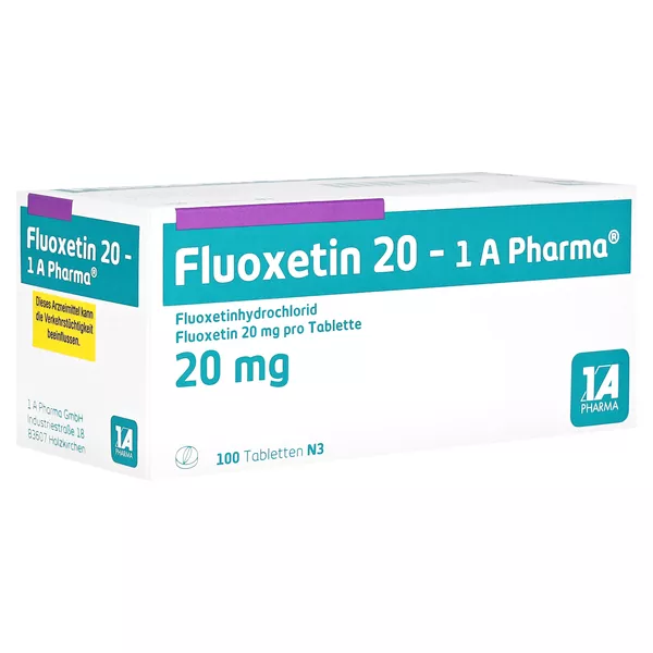 Fluoxetin 20-1a Pharma Tabletten 100 St