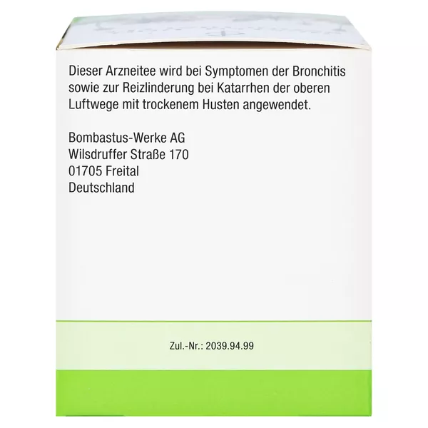 Husten Bronchial TEE Filterbeutel 20X2 g