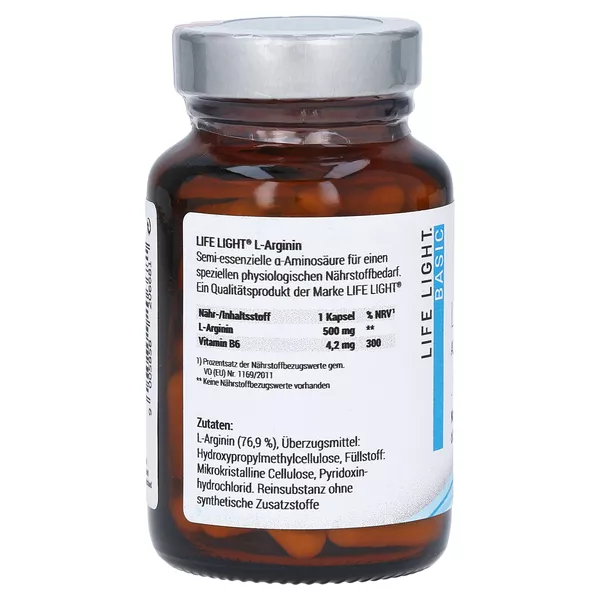 L-arginin 500 mg Kapseln 60 St