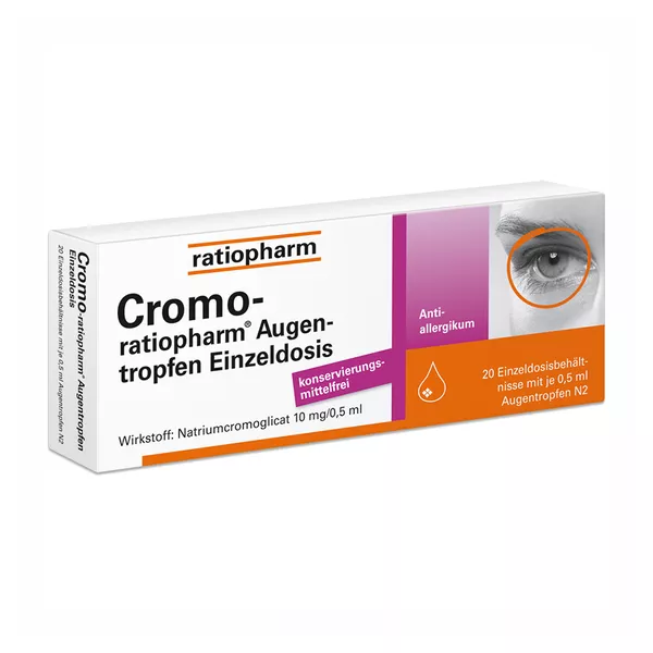 Cromo ratiopharm Augentropfen Einzeldosis