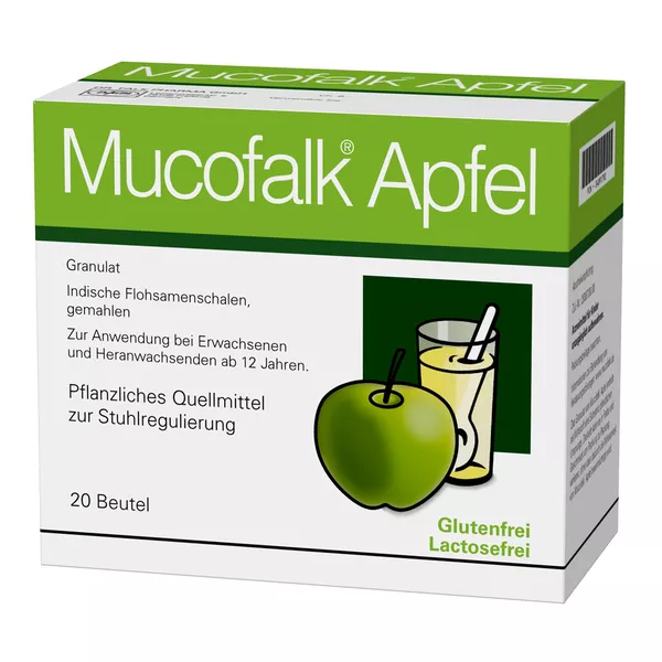 Mucofalk Apfel Granulat Beutel, 20 St.