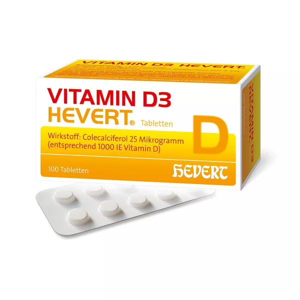 Vitamin D3 Hevert Tabletten, 100 St.