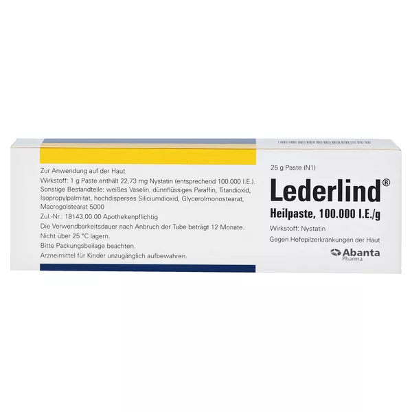 Lederlind Heilpaste, 100.000 I.E./g 25 g
