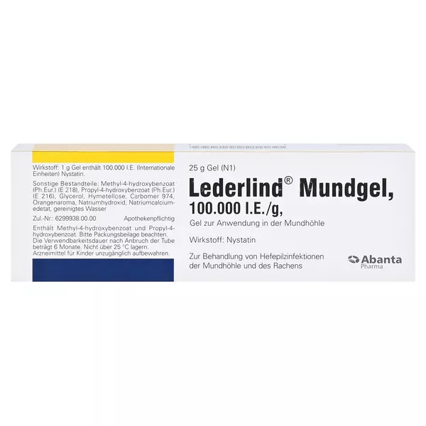 Lederlind Mundgel, 100.000 I.E./g 25 g