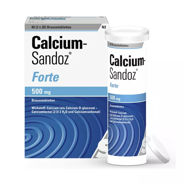 Calcium Sandoz Forte 500 mg 2X20 St