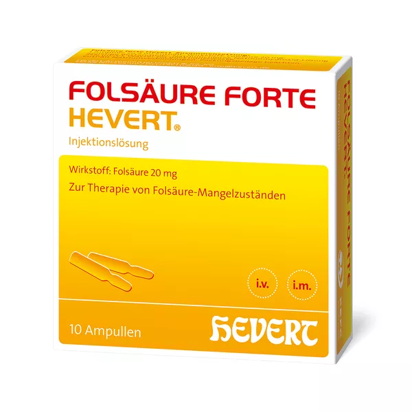 Folsäure Forte Hevert, 10 x 2 ml