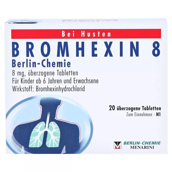 Bromhexin 8 Berlin Chemie 20 St