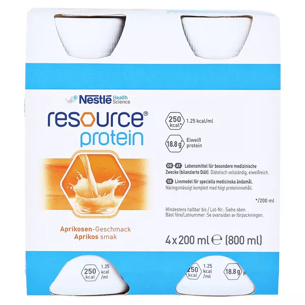 Resource Protein Aprikose 4X200 ml