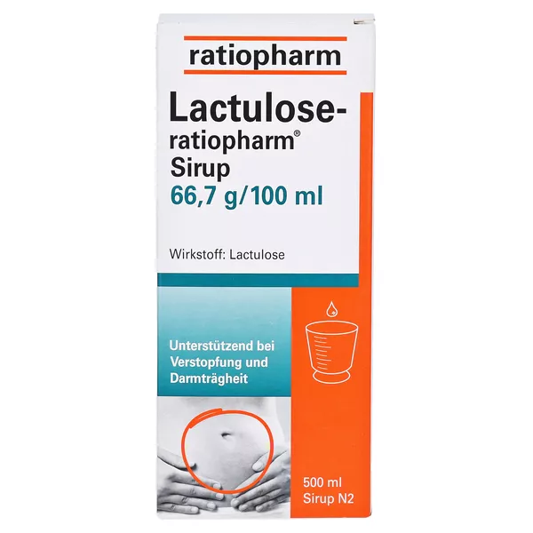 Lactulose ratiopharm 500 ml