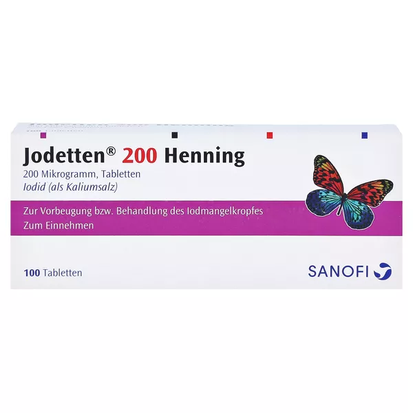 Jodetten 200 Henning Tabletten 100 St