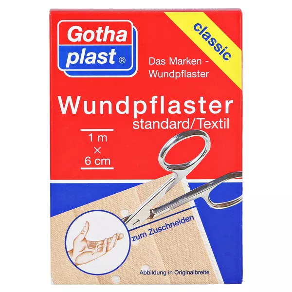 Gothaplast Wundpflaster 1mx6cm 1 St