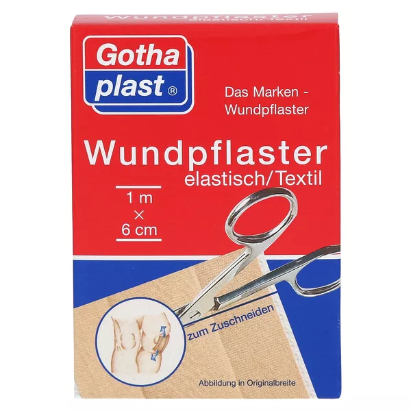 Gothaplast Wundpflaster elastisch 1mx6cm 1 St