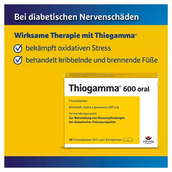 Thiogamma 600 oral 30 St