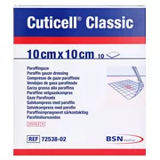 Cuticell Classic Wundgaze 10x10 cm 10 St