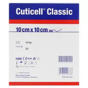 Cuticell Classic Wundgaze 10x10 cm 100 St