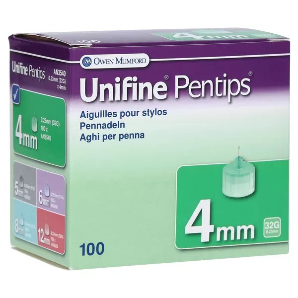 Unifine Pentips Kanüle 32 G 4 mm 100 St