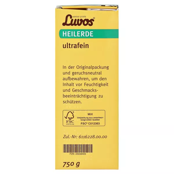 Luvos-Heilerde ultrafein Pulver, 750 g