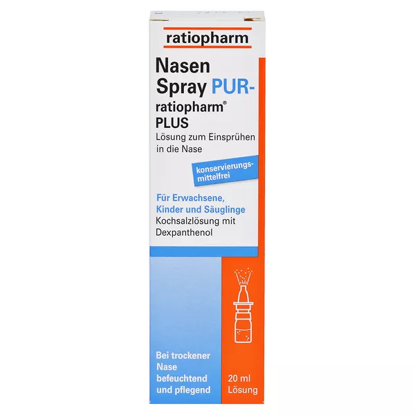Nasenspray PUR ratiopharm plus 20 ml