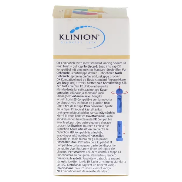Klinion Soft fine colour Lanzetten 30 G 210 St