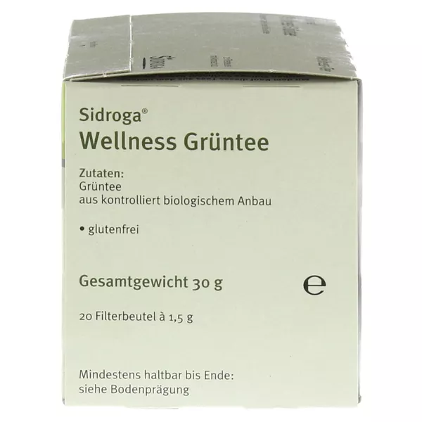 Sidroga Wellness Grüntee Filterbeutel 20X1,7 g
