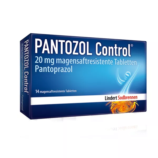 Pantozol Control 20 mg magensaftresistente Tabletten, 14 St.