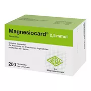 Produktabbildung: Magnesiocard 2,5 mmol Filmtabletten