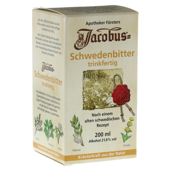 Jacobus Schwedenbitter Trinkfertig 200 ml