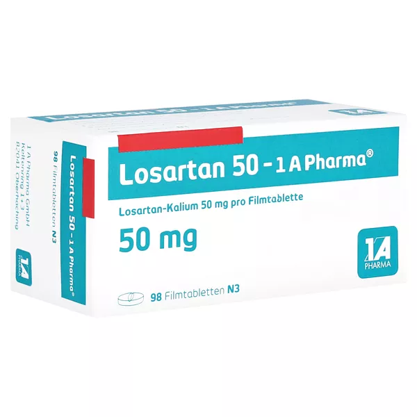Losartan 50-1a Pharma Filmtabletten 98 St