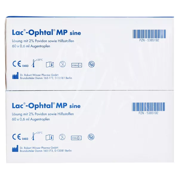 LAC Ophtal MP sine Augentropfen 120X0,6 ml