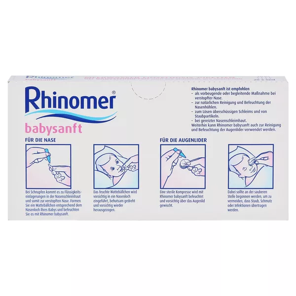 Rhinomer Babysanft Meerwasser 5ml Einzeldosispipetten 20X5 ml