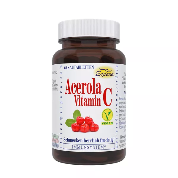 Acerola Vitamin C Kautabletten 60 St