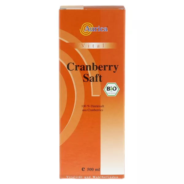 Cranberry 100% Direktsaft Bio 500 ml