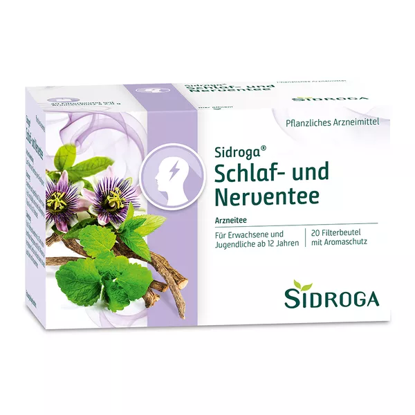 Sidroga Schlaf- und Nerventee Filterbeutel 20X2,0 g
