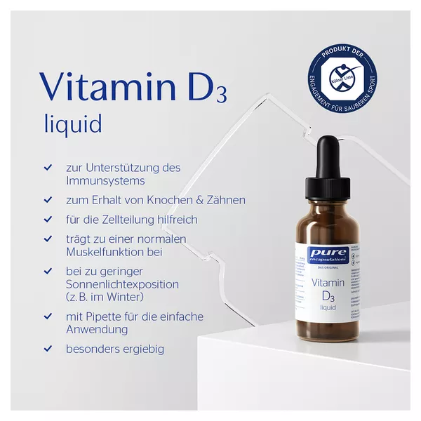 pure encapsulations® Vitamin D3 liquid 22,5 ml