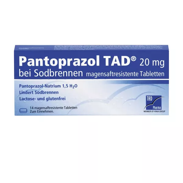 Pantoprazol TAD 20 mg magensaftresistente Tabletten 14 St