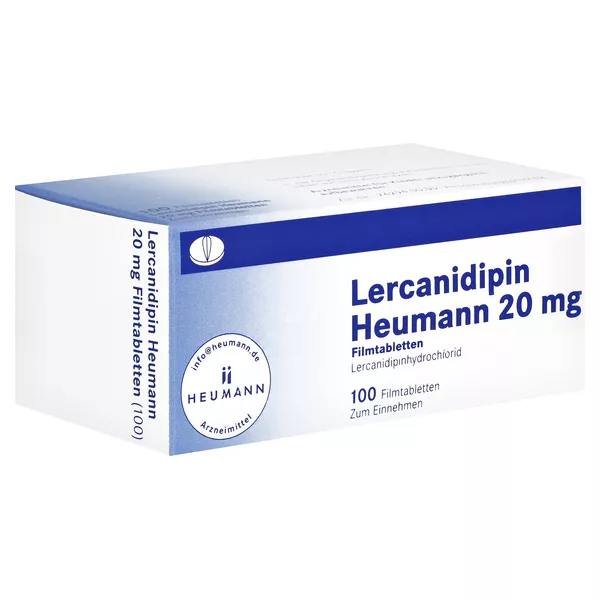 LERCANIDIPIN Heumann 20 mg Filmtabletten 100 St