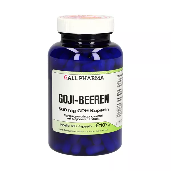 GOJI Beeren 500 mg GPH Kapseln 180 St
