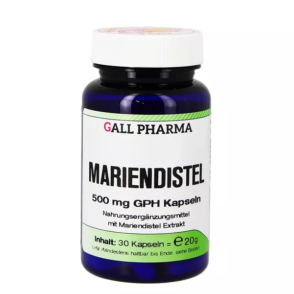 Mariendistel 500 mg GPH Kapseln 30 St